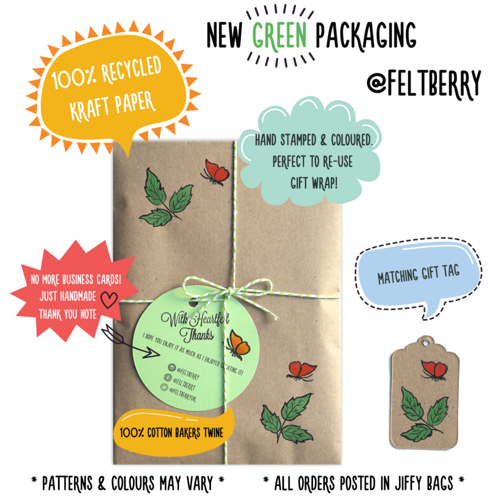 New green packaging.